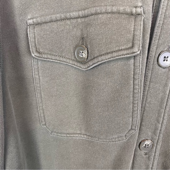 Tommy Hilfiger army green knit jacket-Men’s XL - Picture 6 of 14